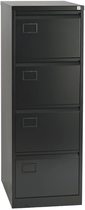 Bisley 4-Drawer Contract Steel Filing Cabinet - Black