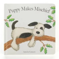 Puppy Makes Mischief Book Jellycat BK4PM